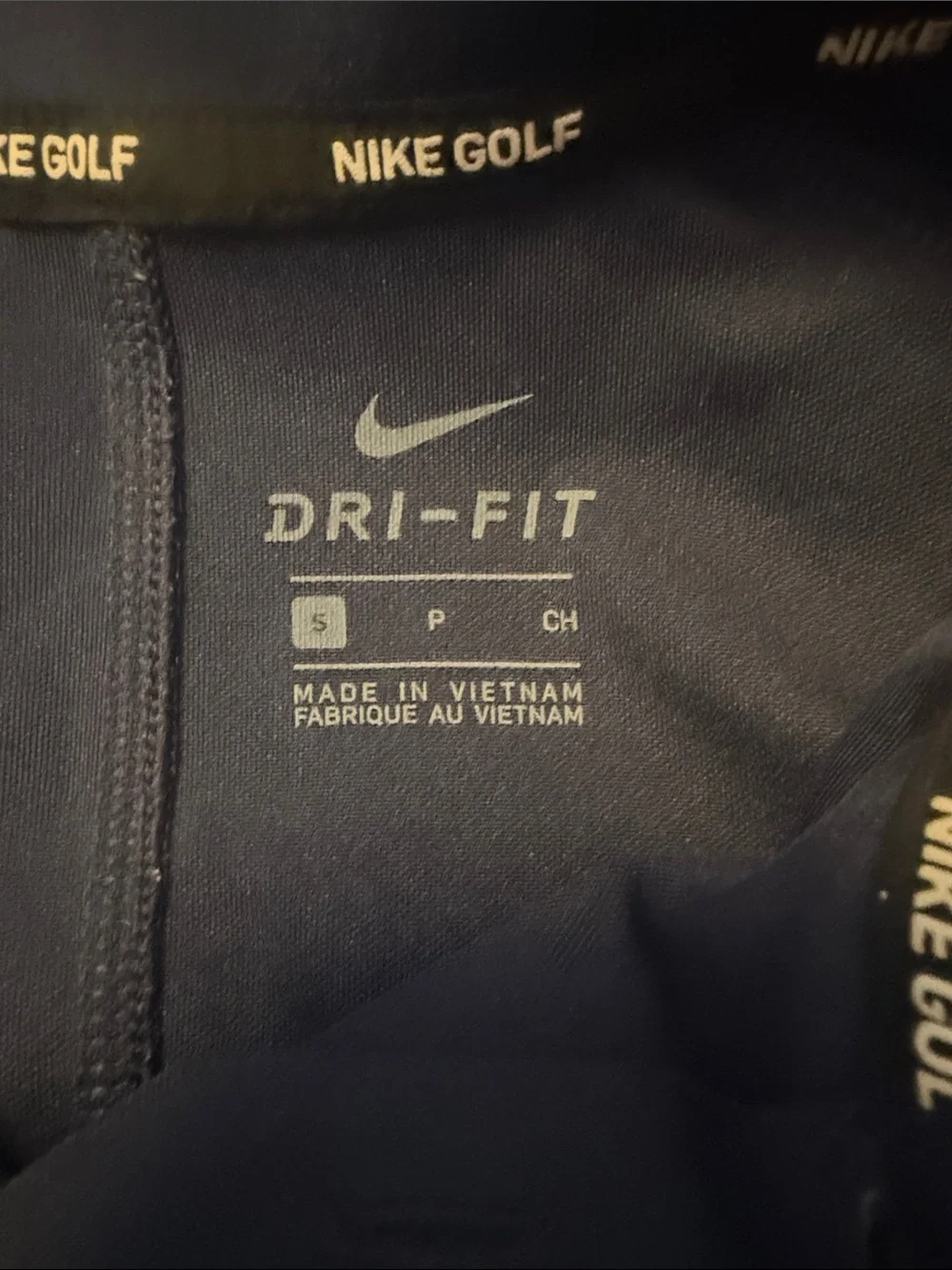 Nike Boys Navy Short-Sleeve Polo